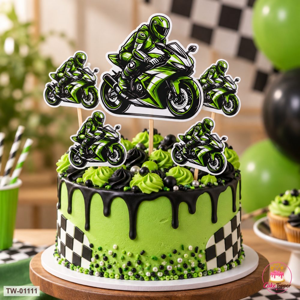 Vehicle Topper Sheet 38 on a cake