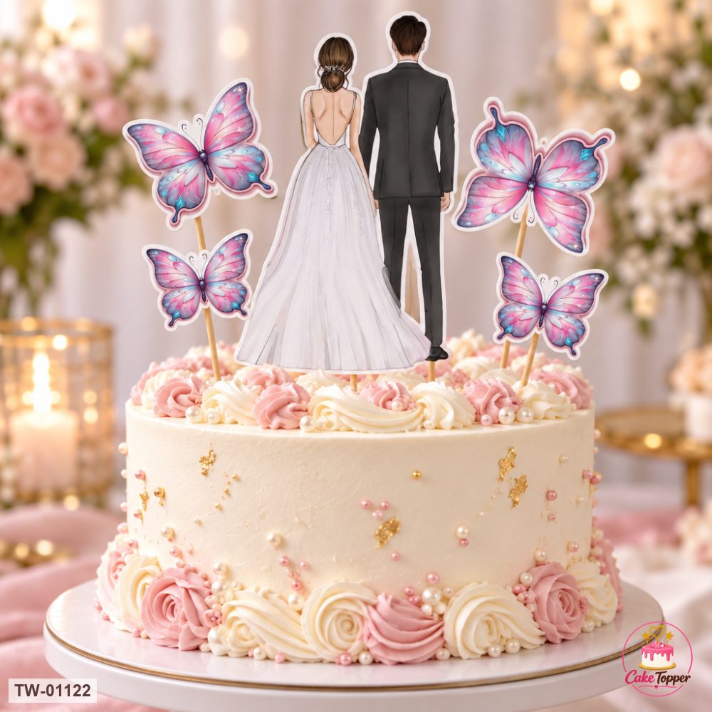 Love Topper Sheet 39 on a cake