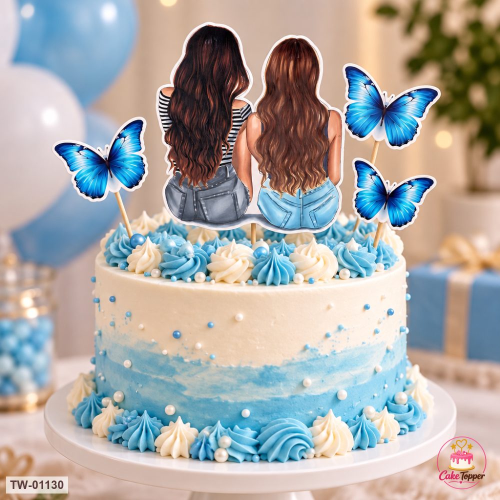For Her Topper Sheet 39 on a cake