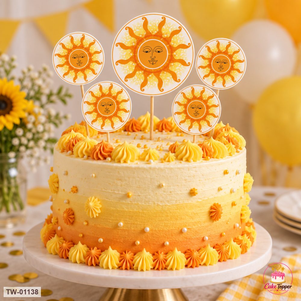Happy New Year Topper Sheet 40 on a cake