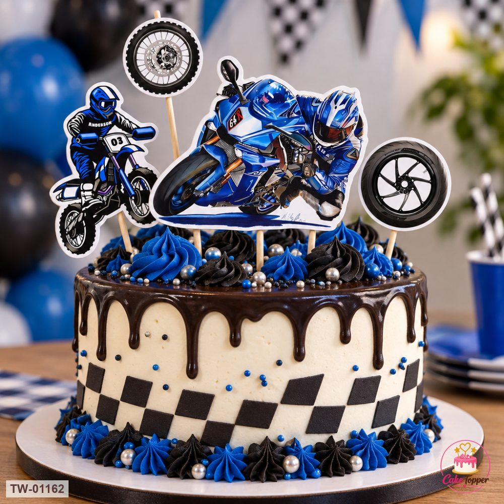 Vehicle Topper Sheet 41 on a cake