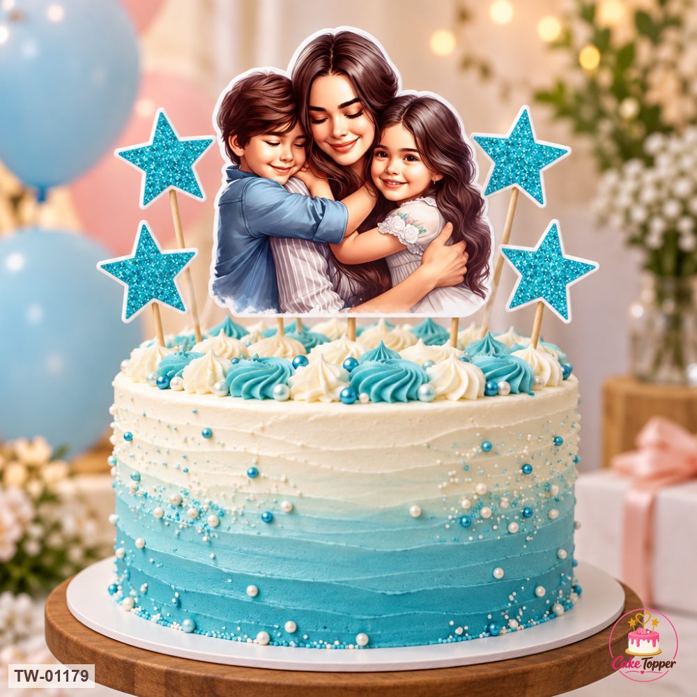 For Her Topper Sheet 42 on a cake