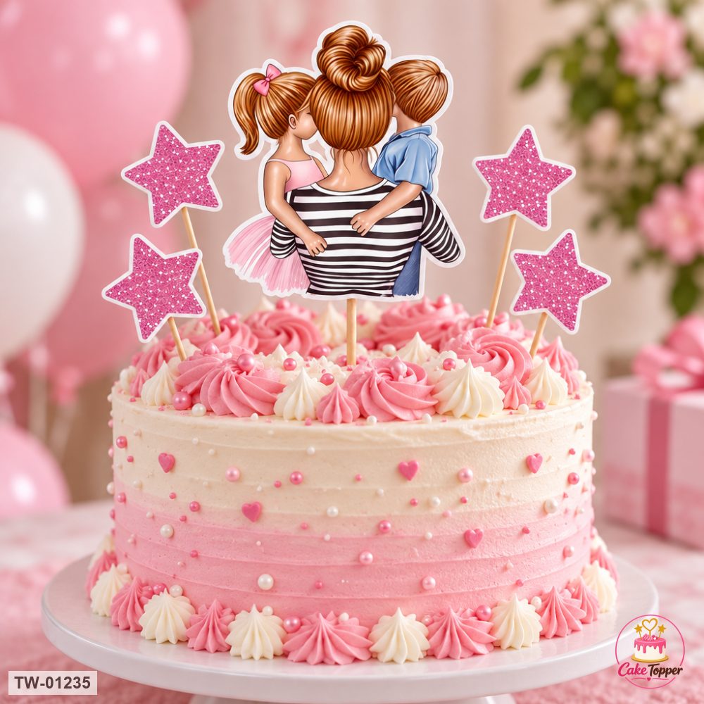 For Her Topper Sheet 46 on a cake