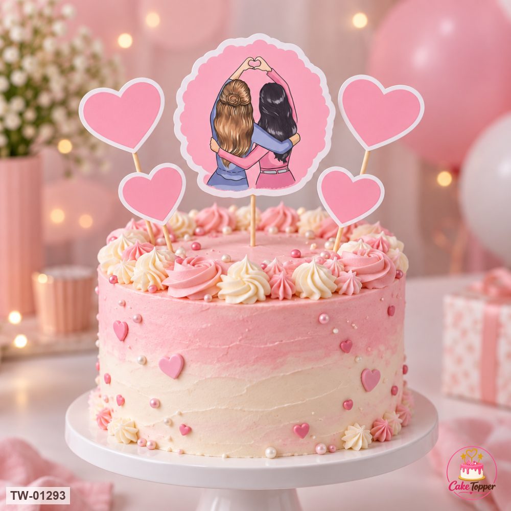 For Her Topper Sheet 51 on a cake