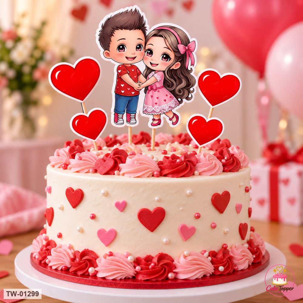 Love Topper Sheet 52 on a cake