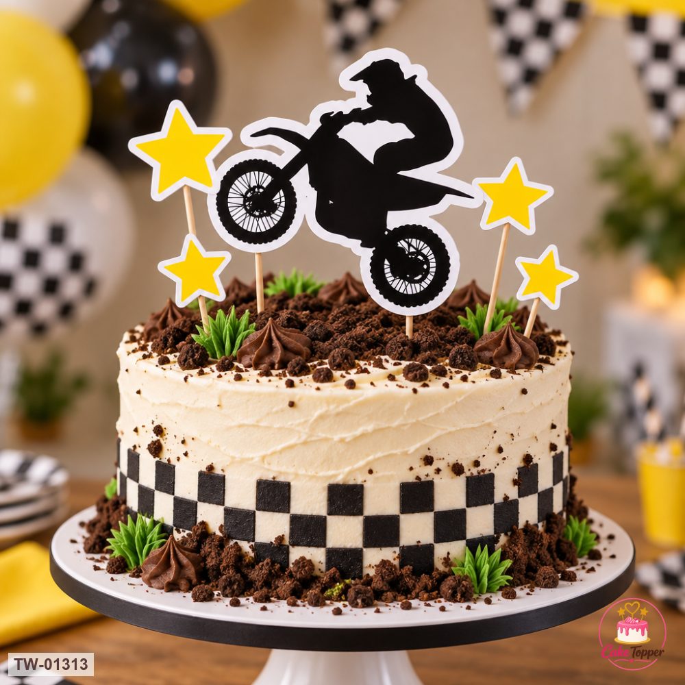 Vehicle Topper Sheet 53 on a cake
