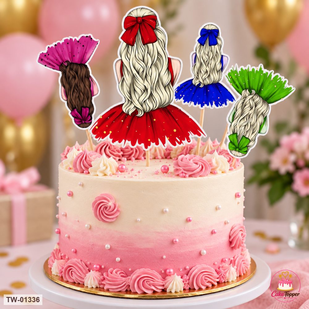 For Her Topper Sheet 55 on a cake