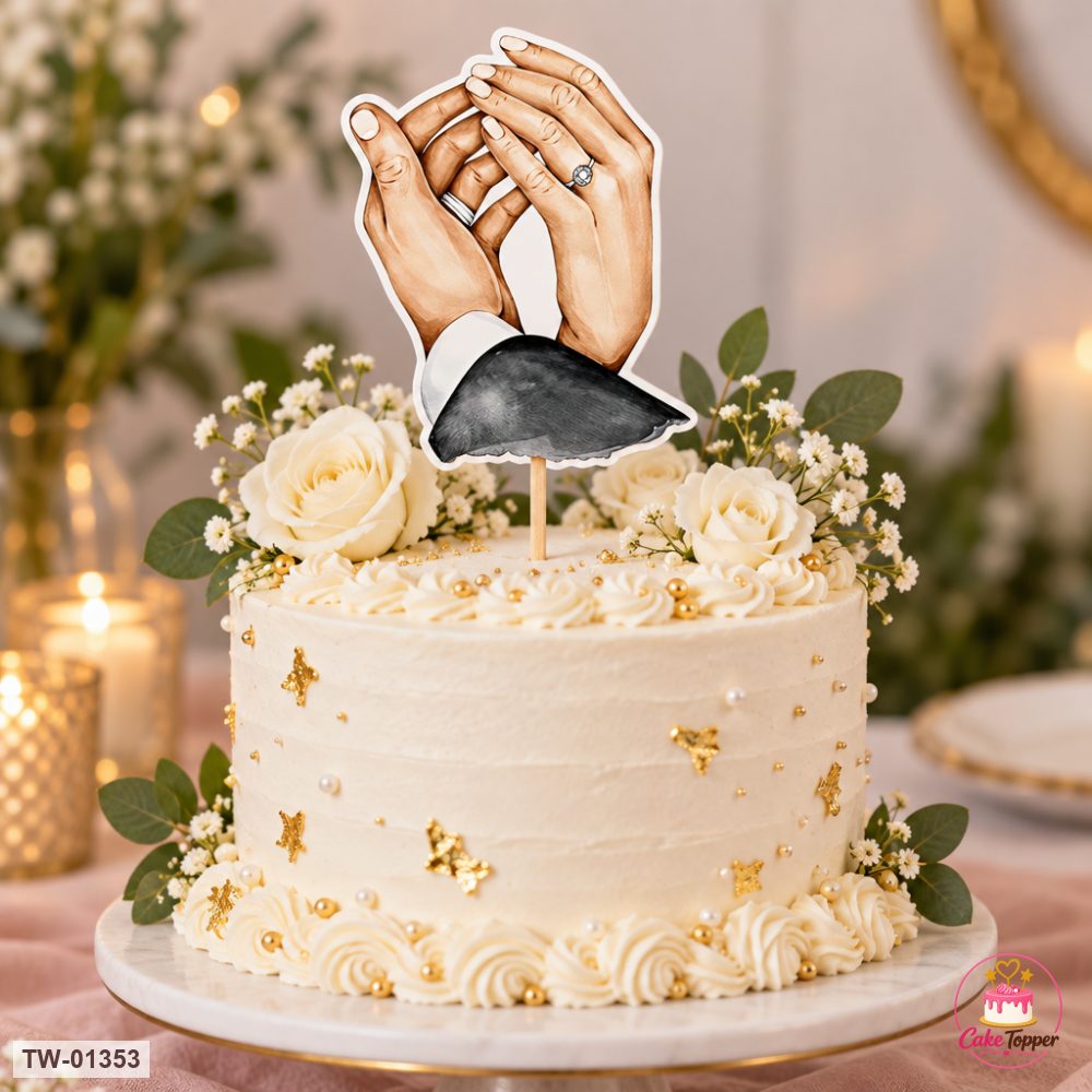 Love Topper Sheet 57 on a cake
