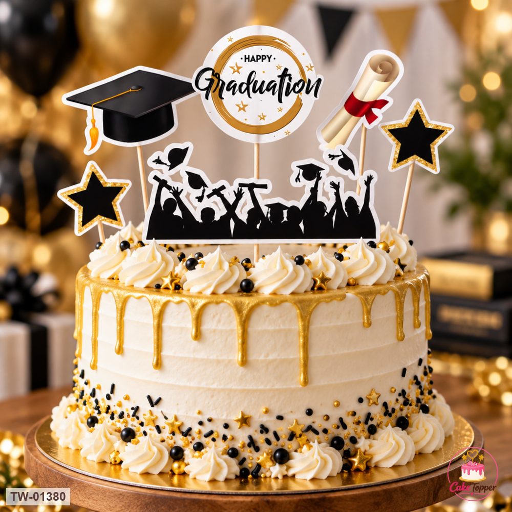 For Her Topper Sheet 59 on a cake