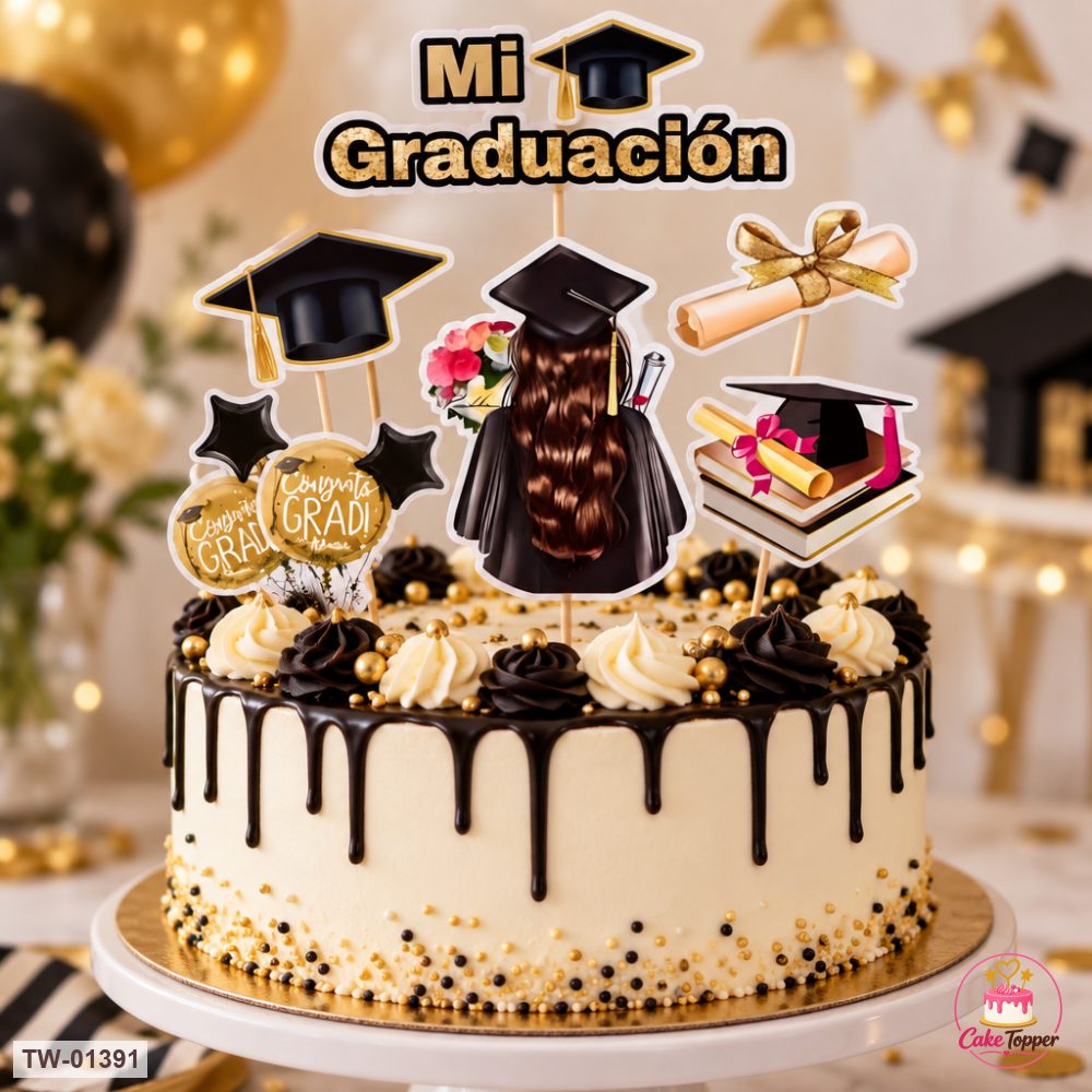 For Her Topper Sheet 60 on a cake