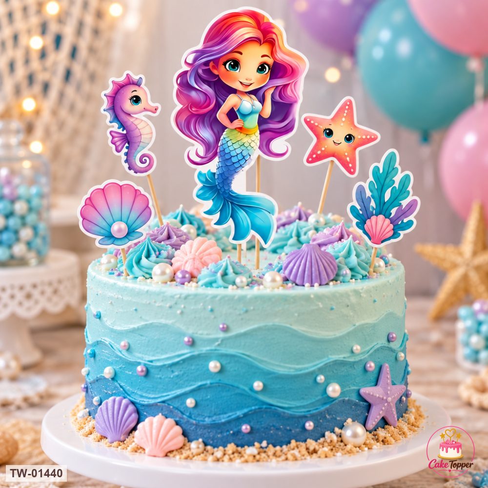 For Her Topper Sheet 65 on a cake