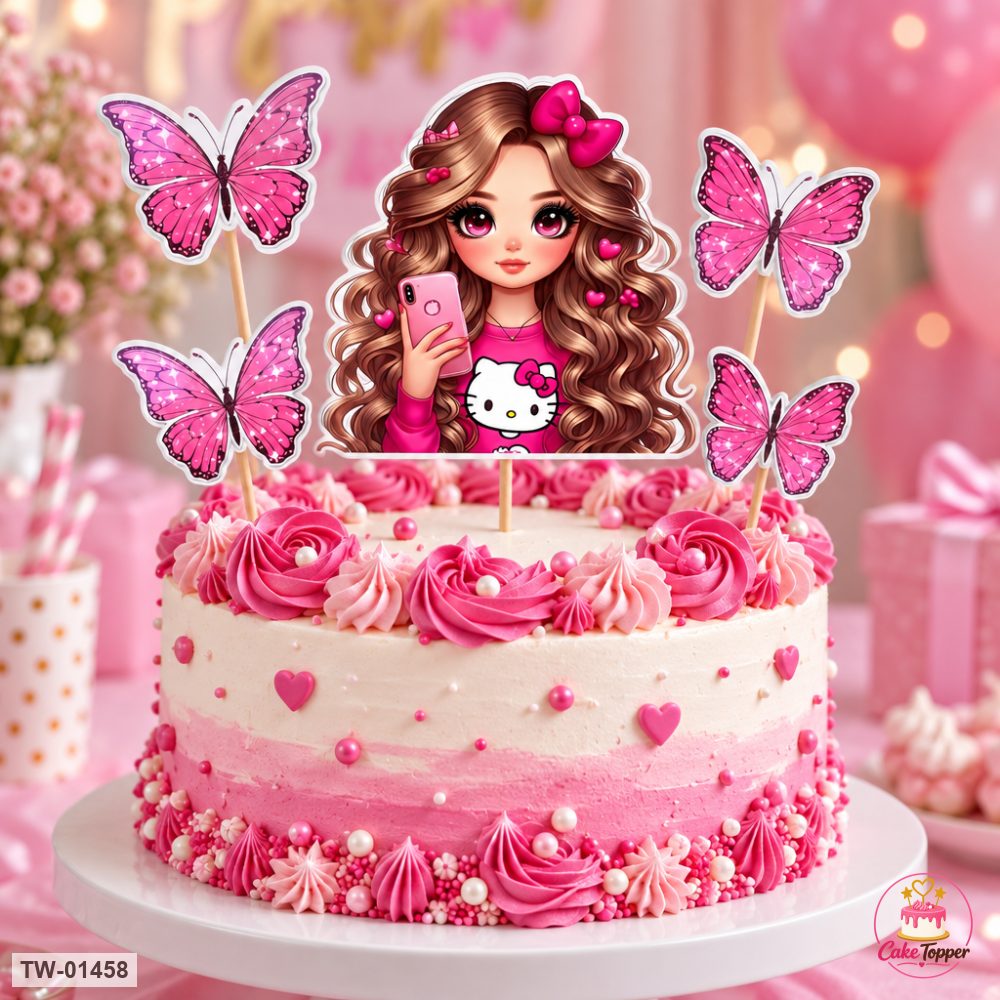 For Her Topper Sheet 67 on a cake