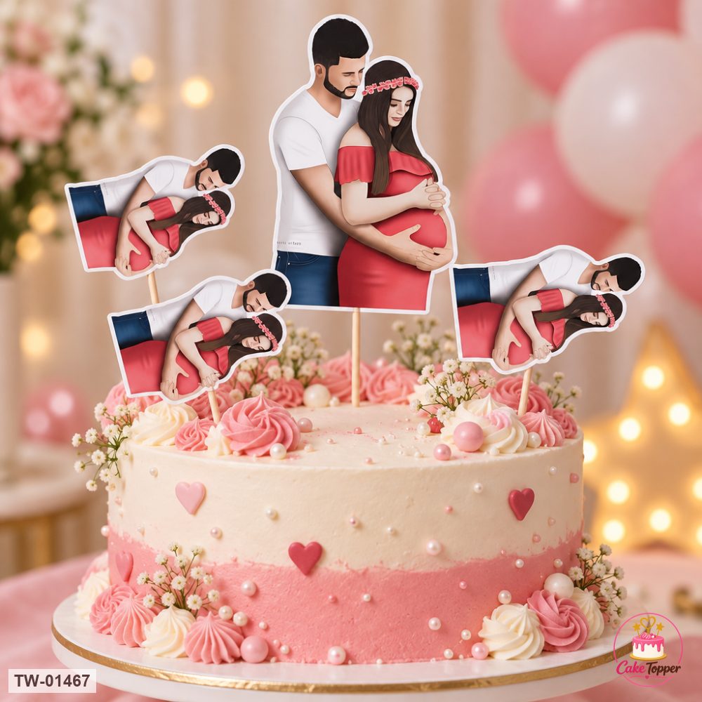 For Her Topper Sheet 68 on a cake