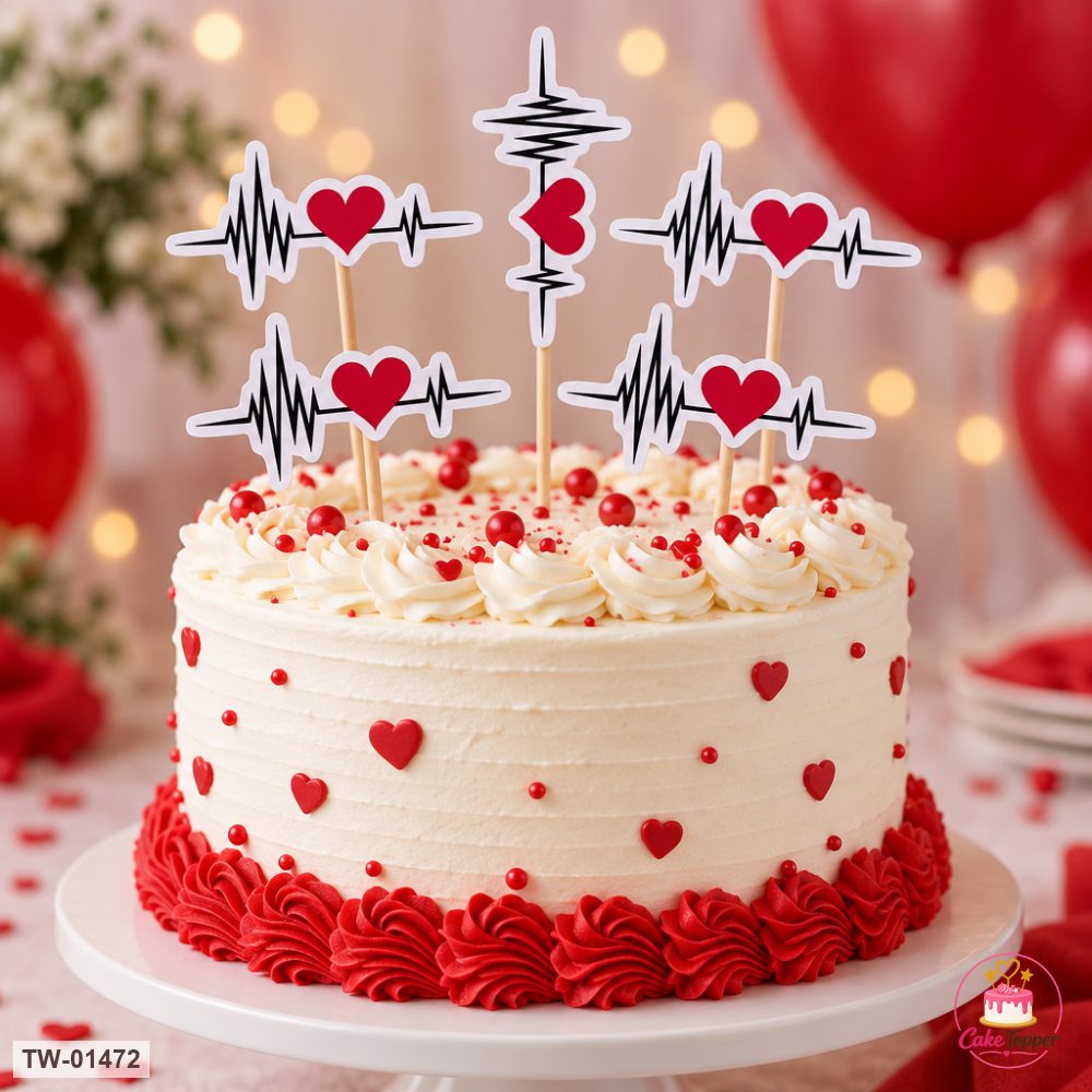 Love Topper Sheet 69 on a cake