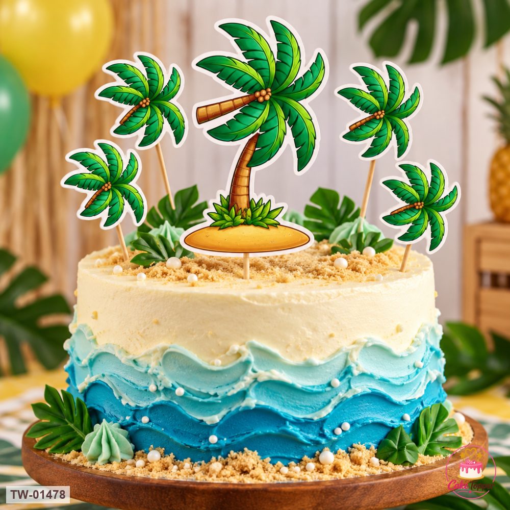 Animals Topper Sheet 70 on a cake