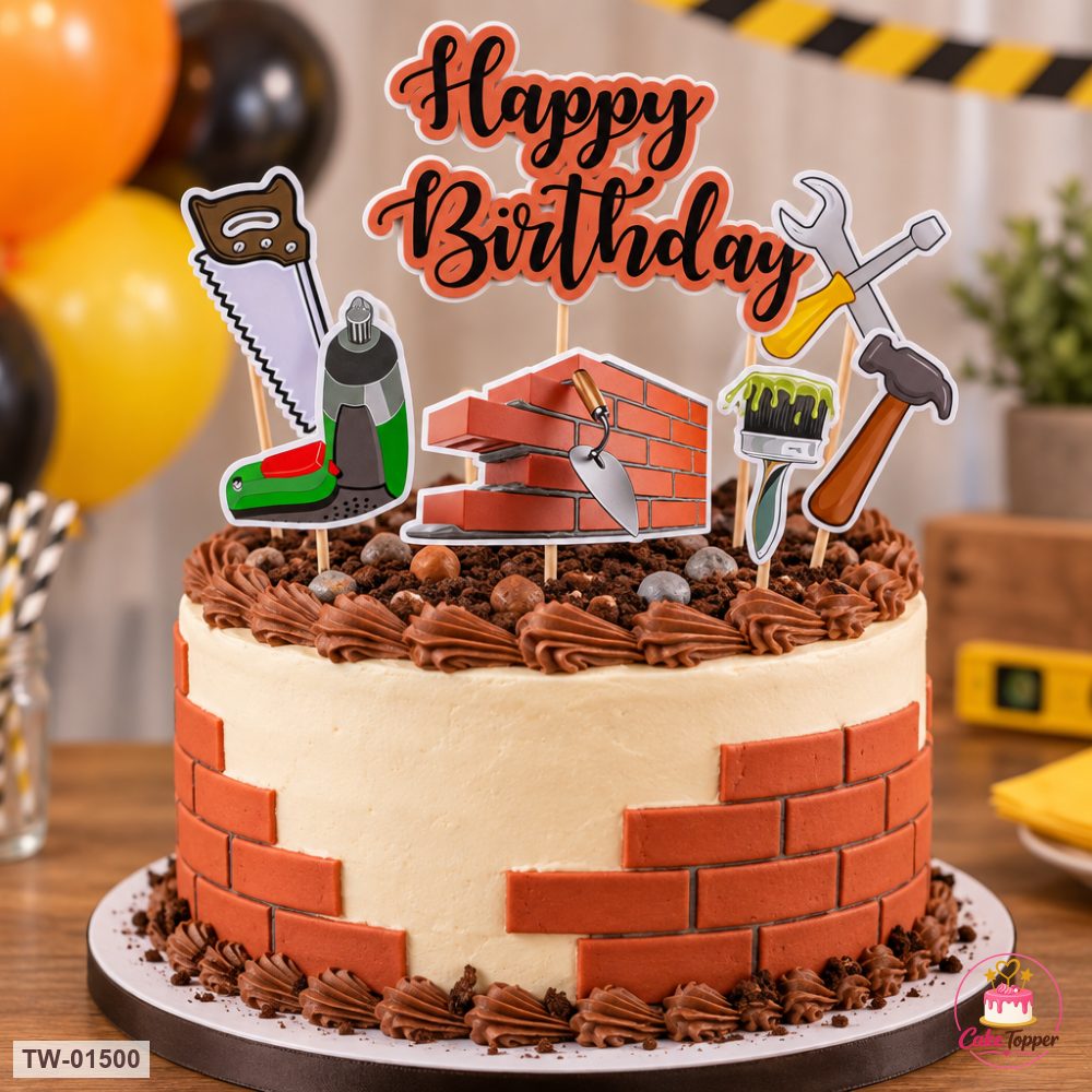 Vehicle Topper Sheet 72 on a cake