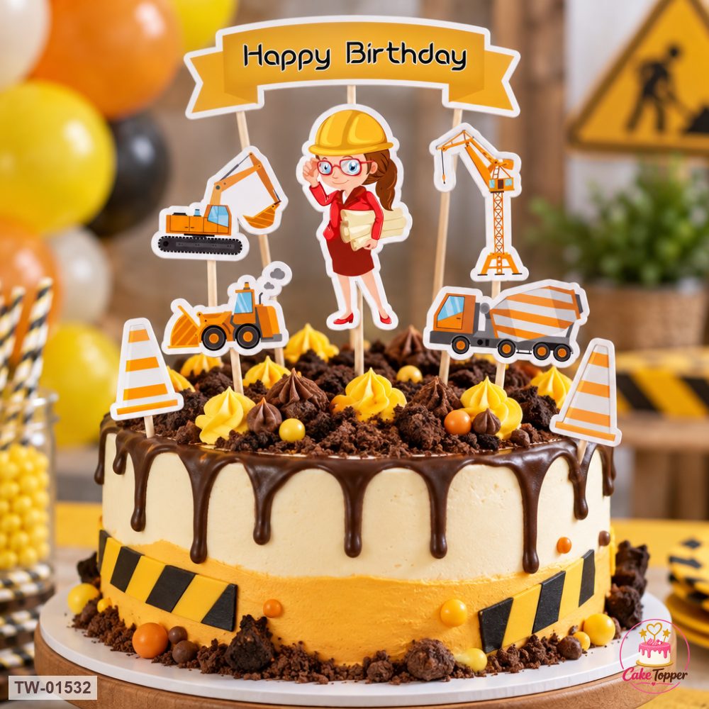 Vehicle Topper Sheet 76 on a cake