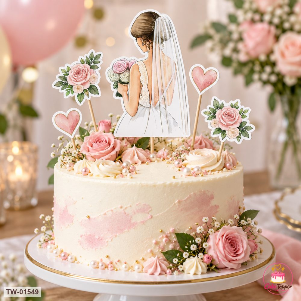 For Her Topper Sheet 78 on a cake