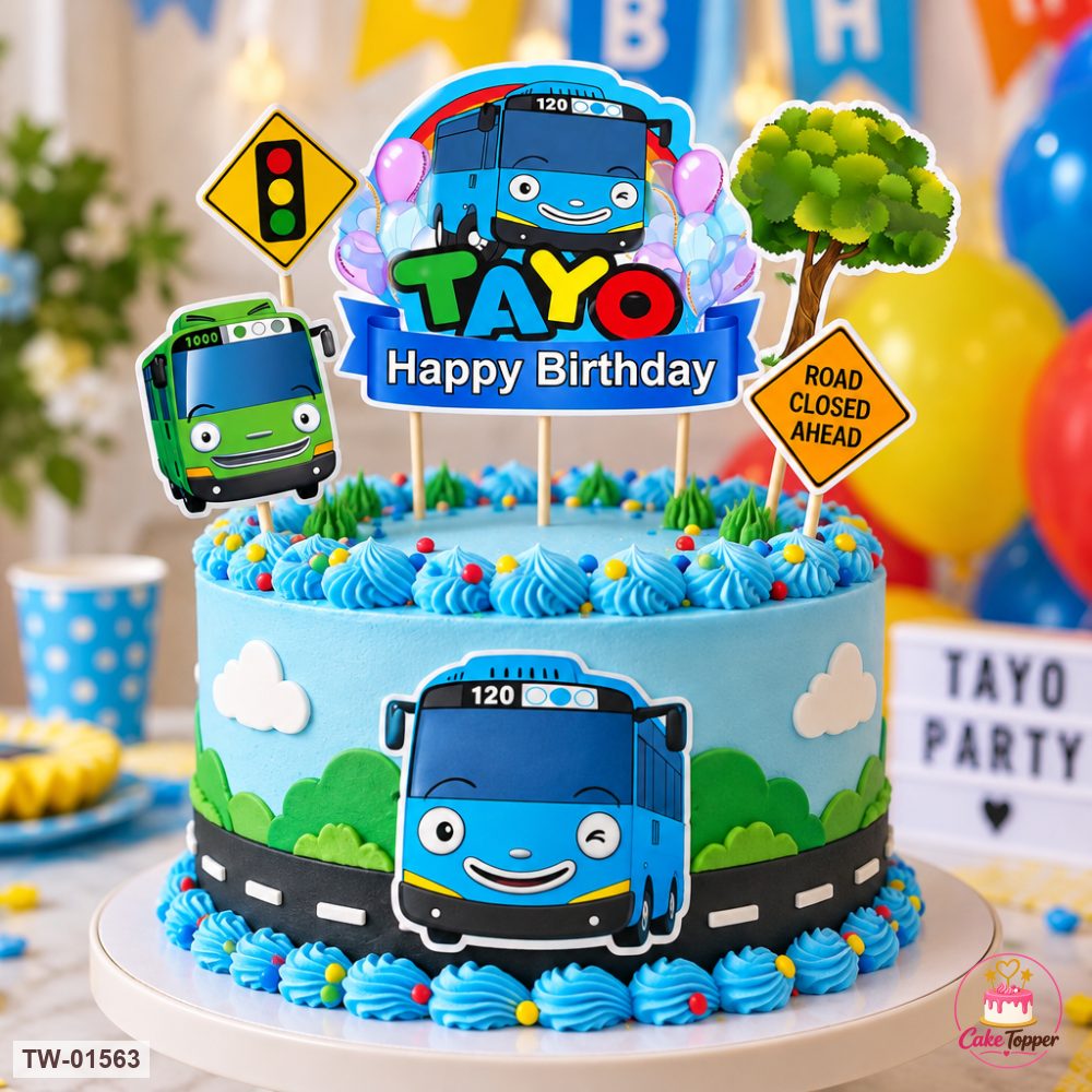 Vehicle Topper Sheet 80 on a cake
