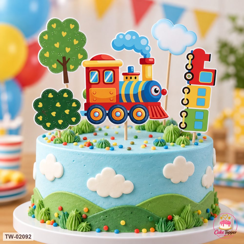 Vehicle Topper Sheet 98 on a cake
