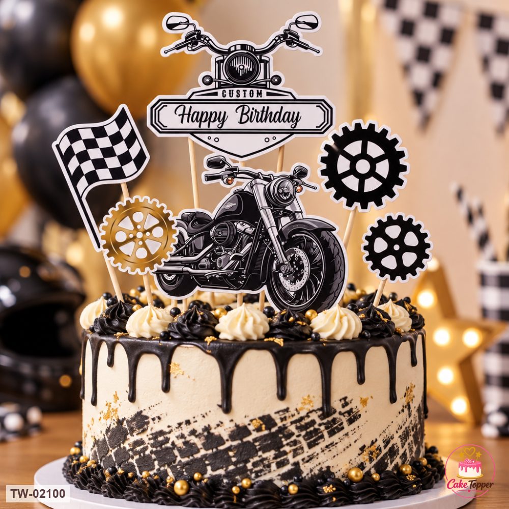 Vehicle Topper Sheet 99 on a cake