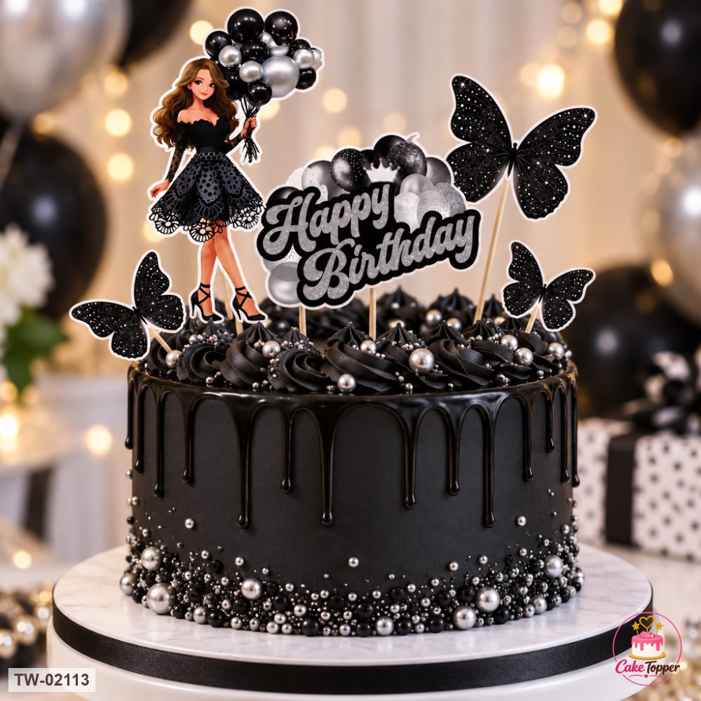 For Her Topper Sheet 242 on a cake