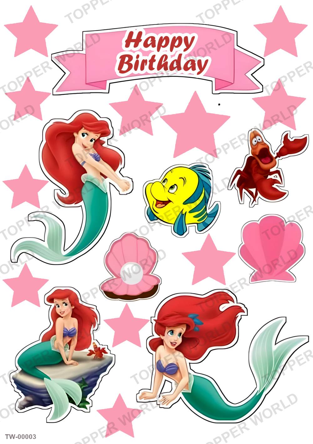 Ariel Topper Sheet 01 – A4 topper sheet