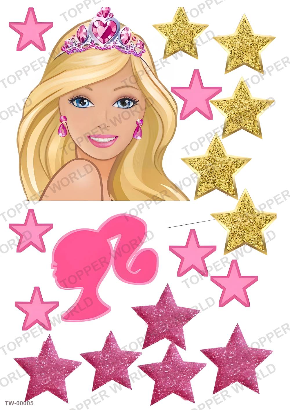 Barbie Topper Sheet 01 – A4 topper sheet