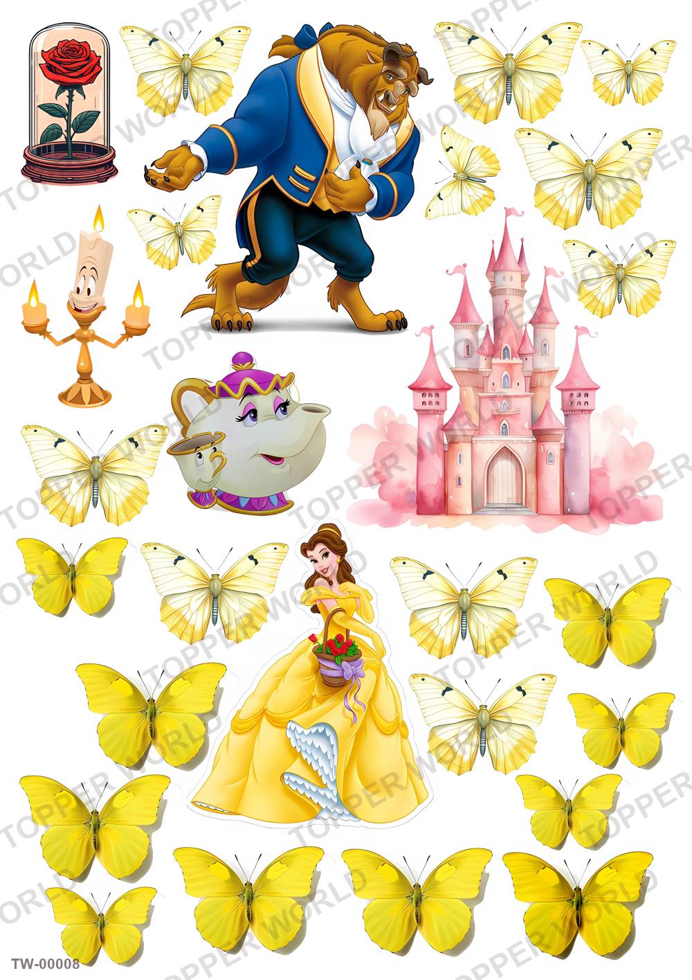 Belle Topper Sheet 01 – A4 topper sheet