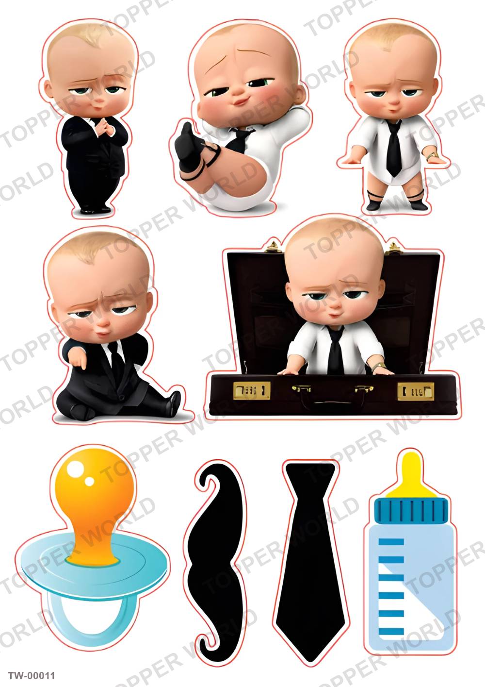 Boss Baby Topper Sheet 01 – A4 topper sheet