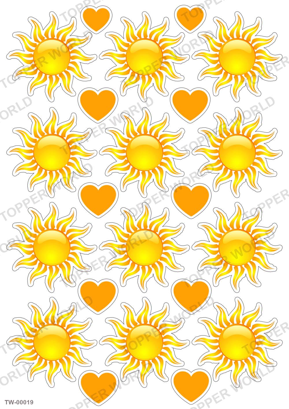 Happy New Year Topper Sheet 01 – A4 topper sheet