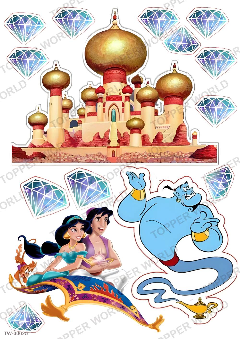 Jasmine Topper Sheet 01 – A4 topper sheet