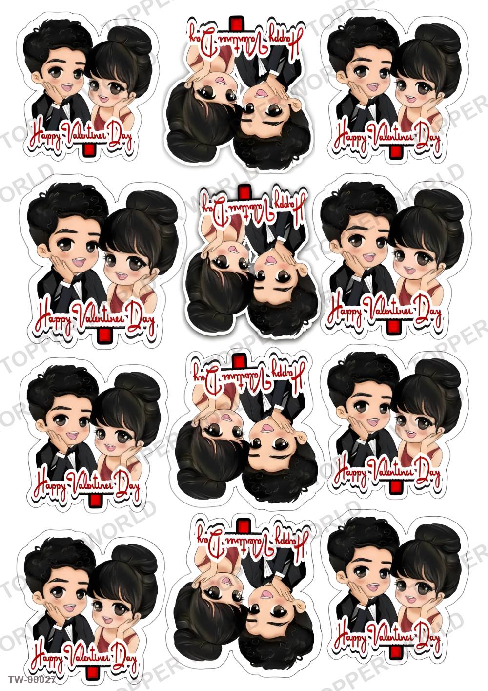 Love Topper Sheet 01 – A4 topper sheet