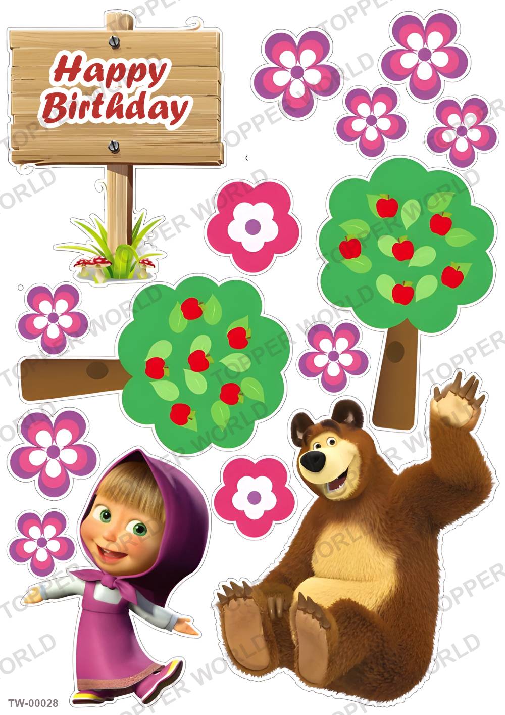 Masha Topper Sheet 01 – A4 topper sheet