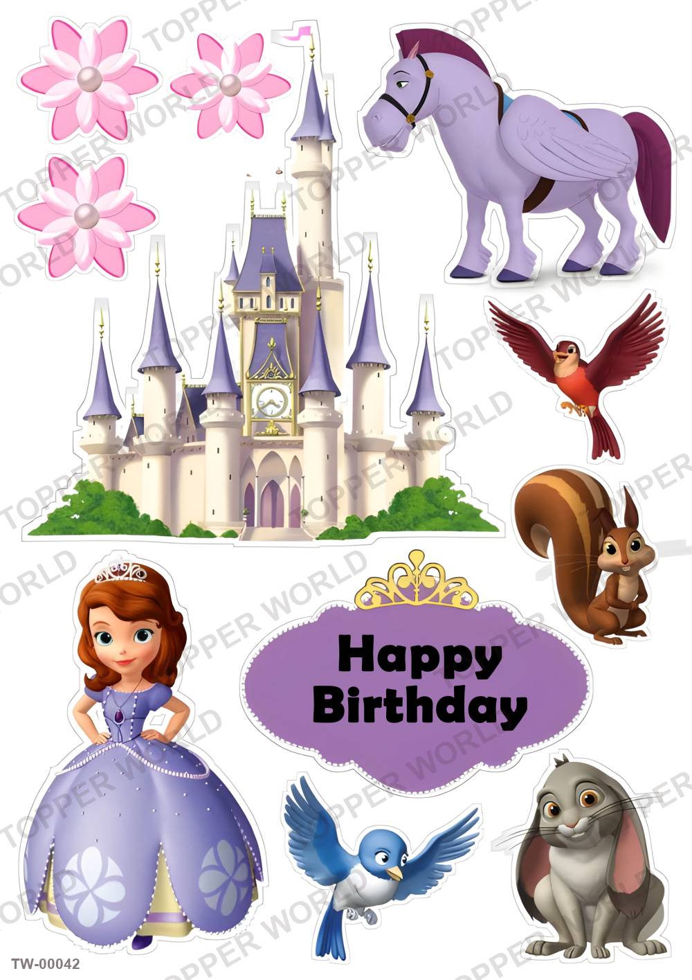 Sofia Topper Sheet 01 – A4 topper sheet