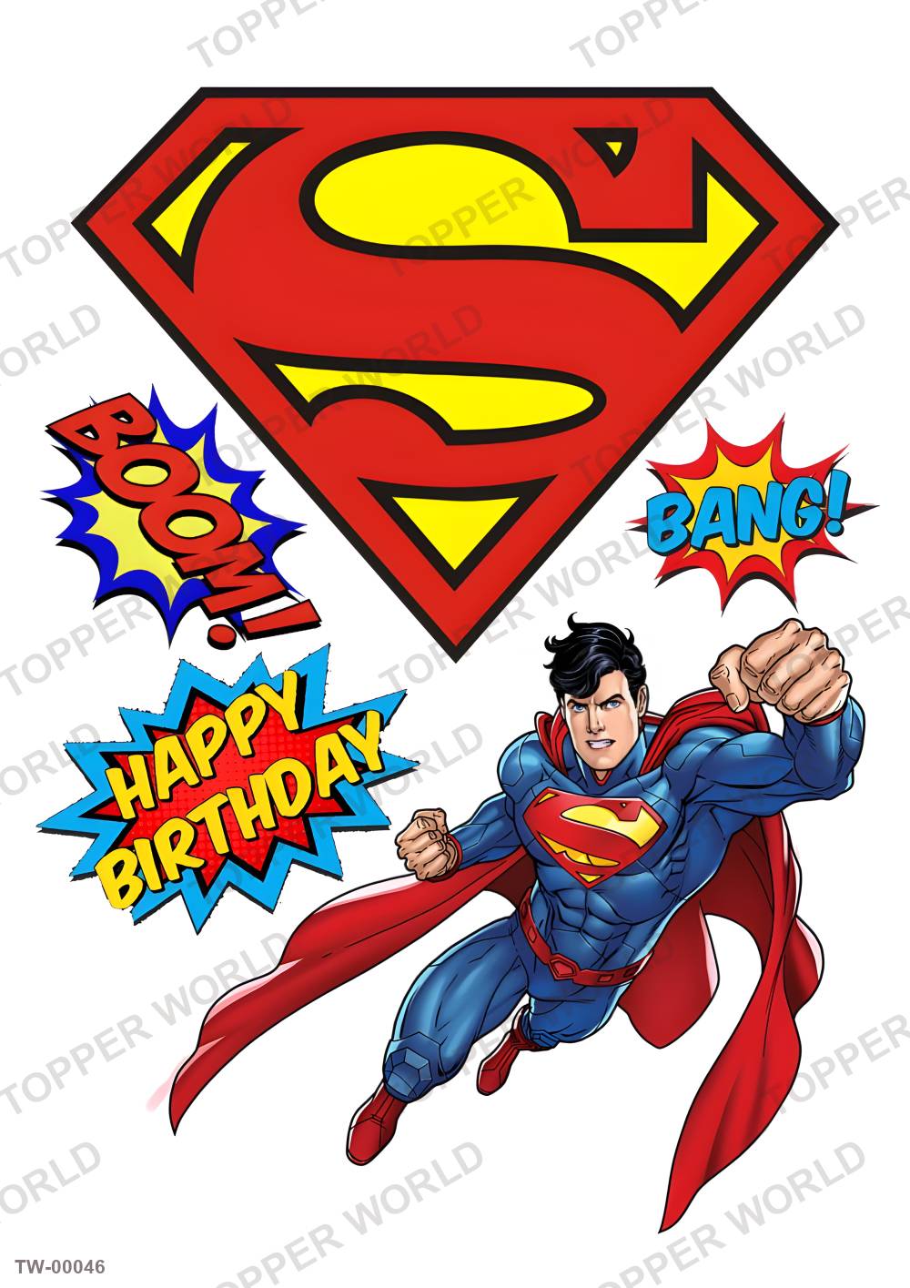 Superman Topper Sheet 01 – A4 topper sheet