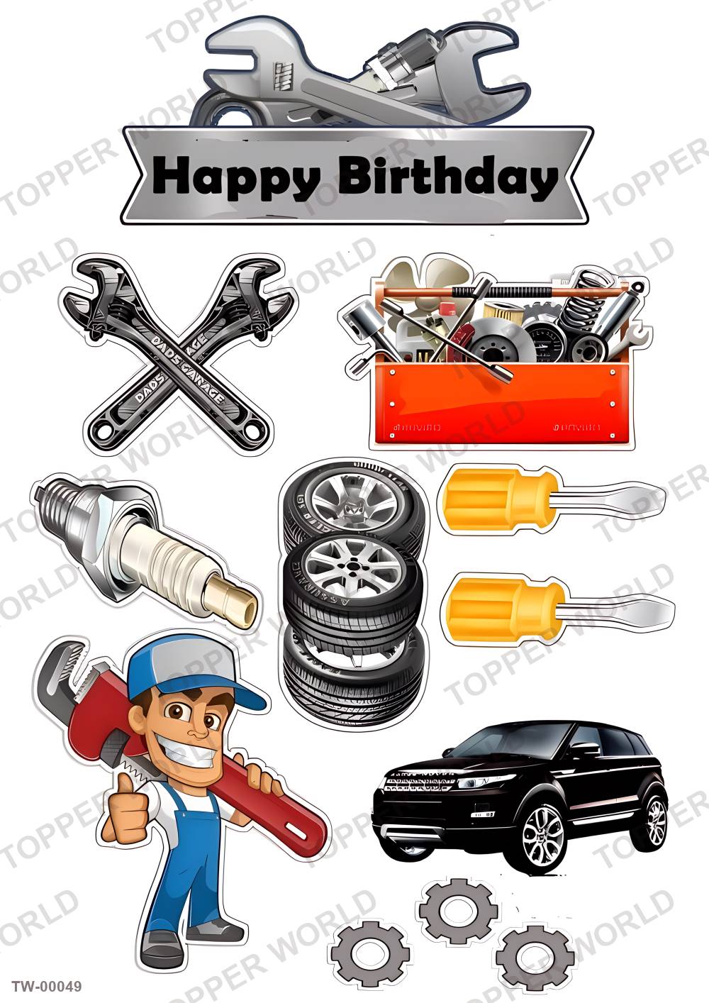 Vehicle Topper Sheet 01 – A4 topper sheet