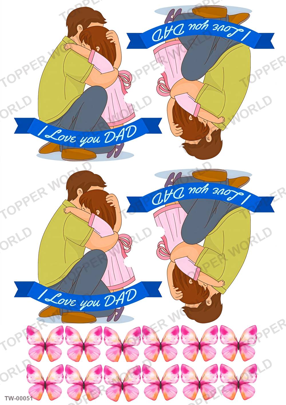 Father Topper Sheet 01 – A4 topper sheet