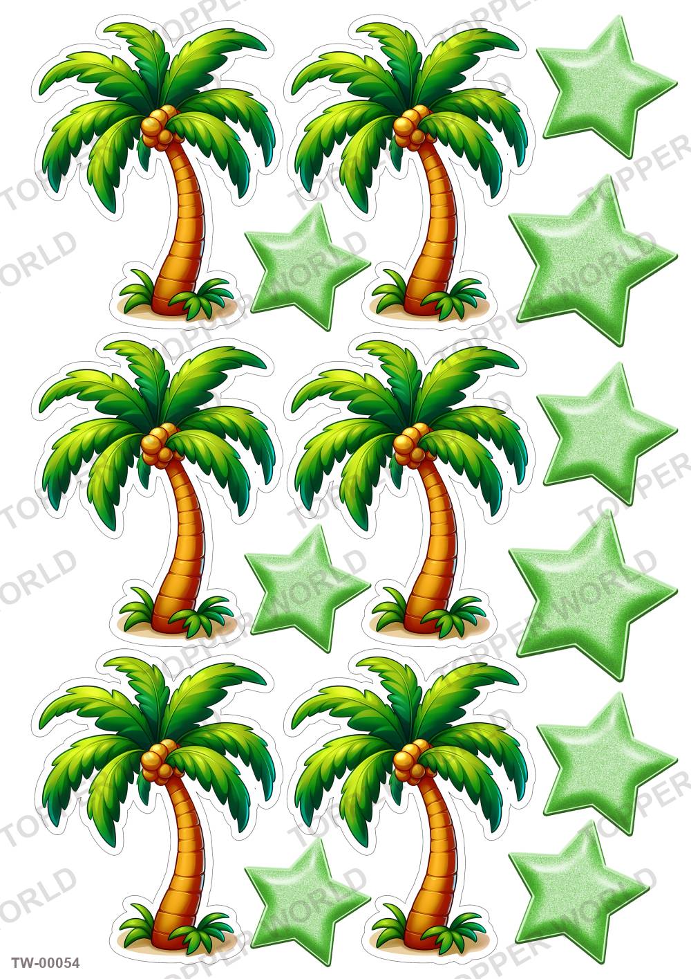Trees Topper Sheet 01 – A4 topper sheet