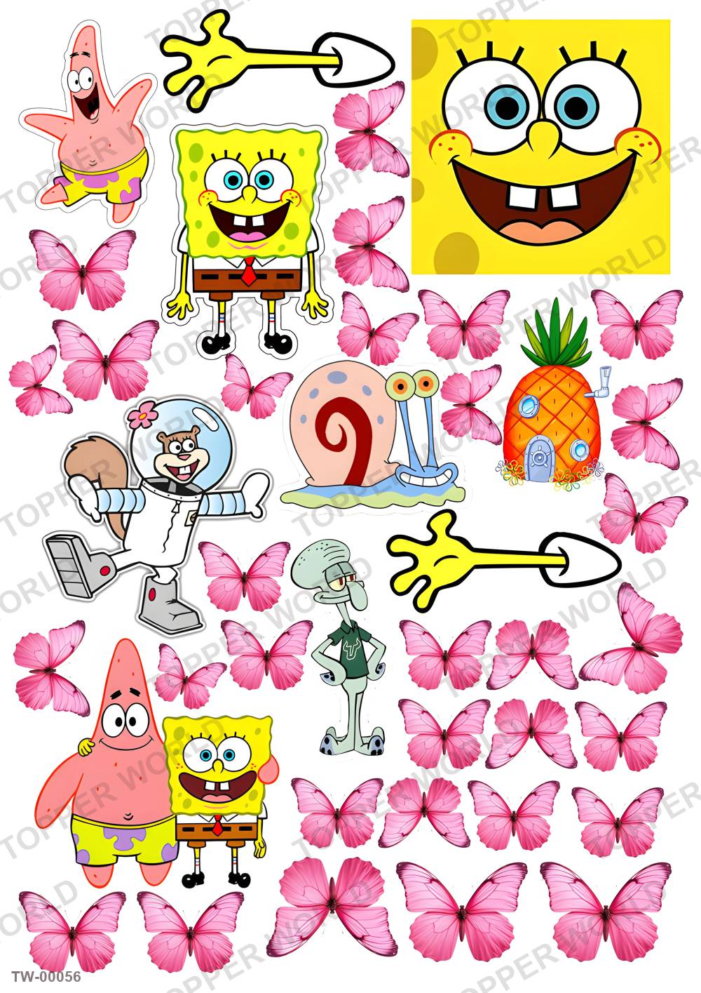 Animals Topper Sheet 02 – A4 topper sheet
