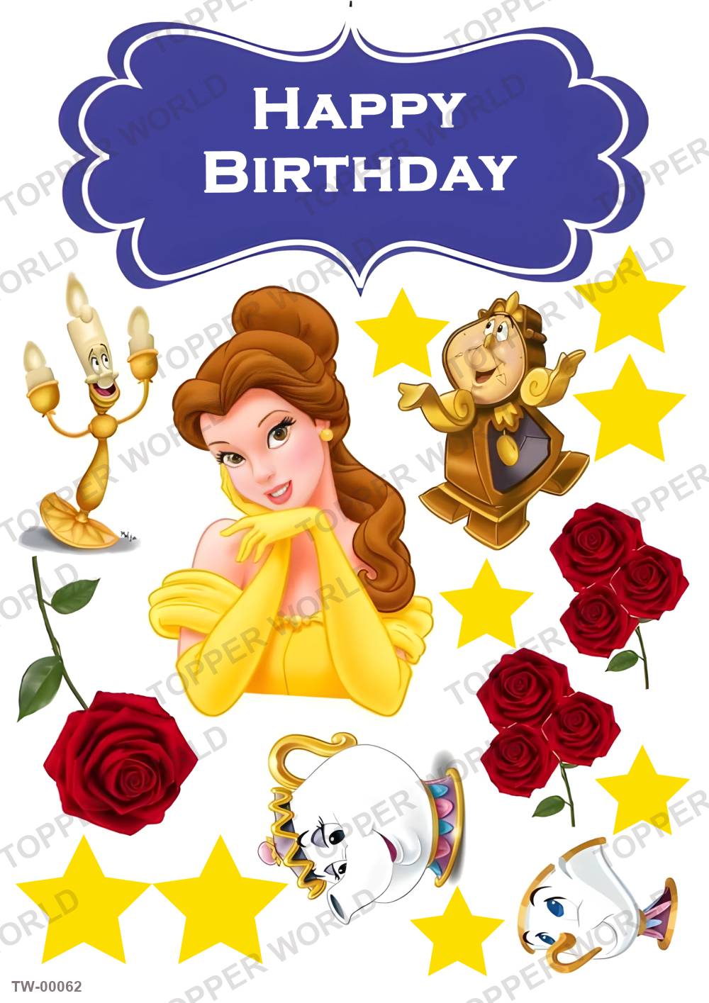Belle Topper Sheet 02 – A4 topper sheet