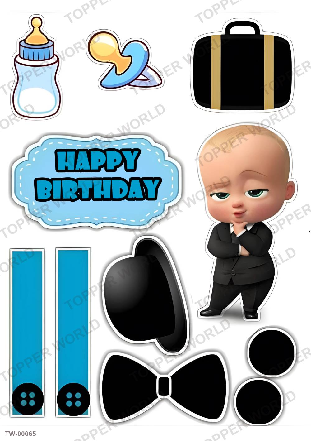 Boss Baby Topper Sheet 02 – A4 topper sheet