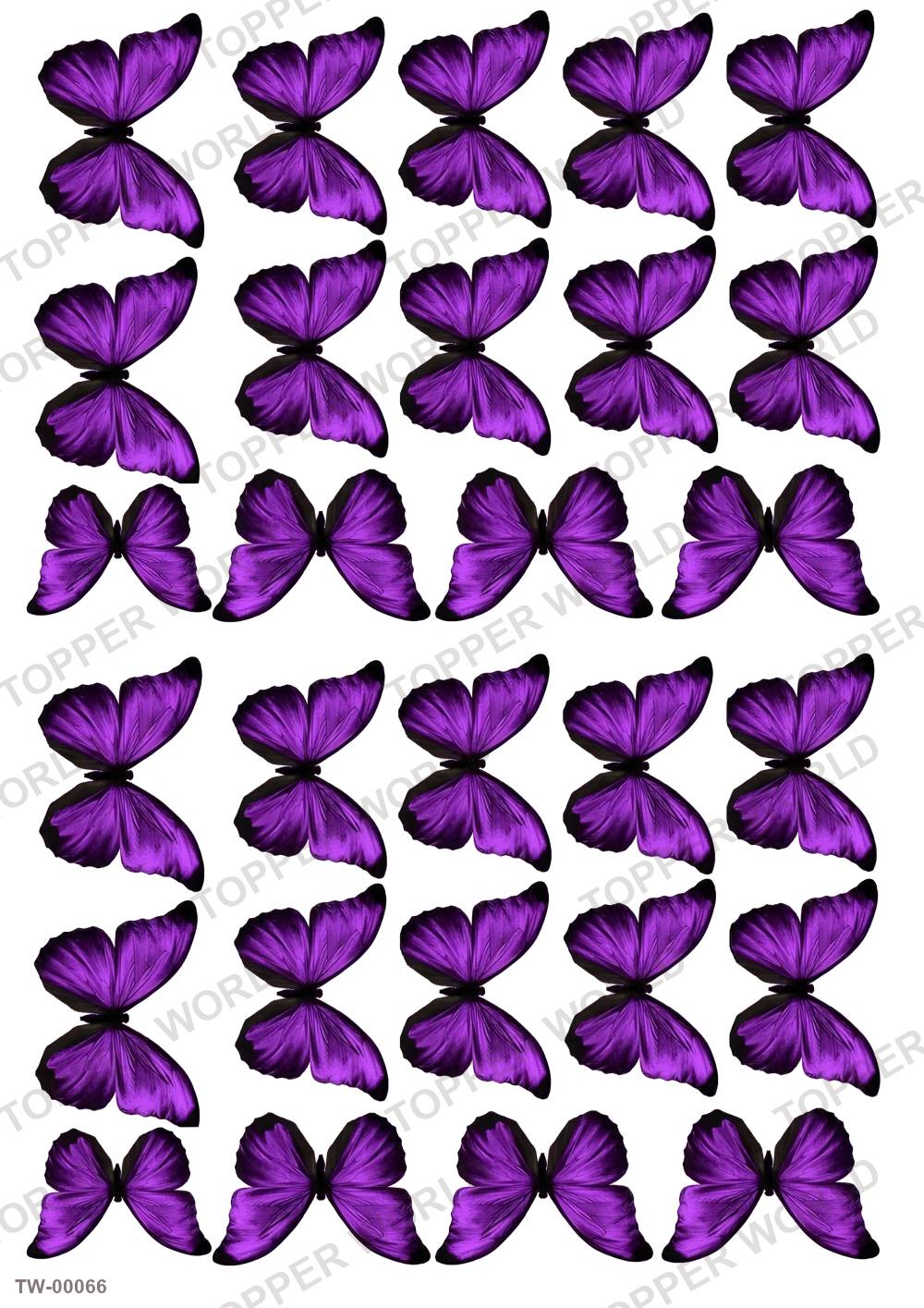 Butterfly Topper Sheet 02 – A4 topper sheet