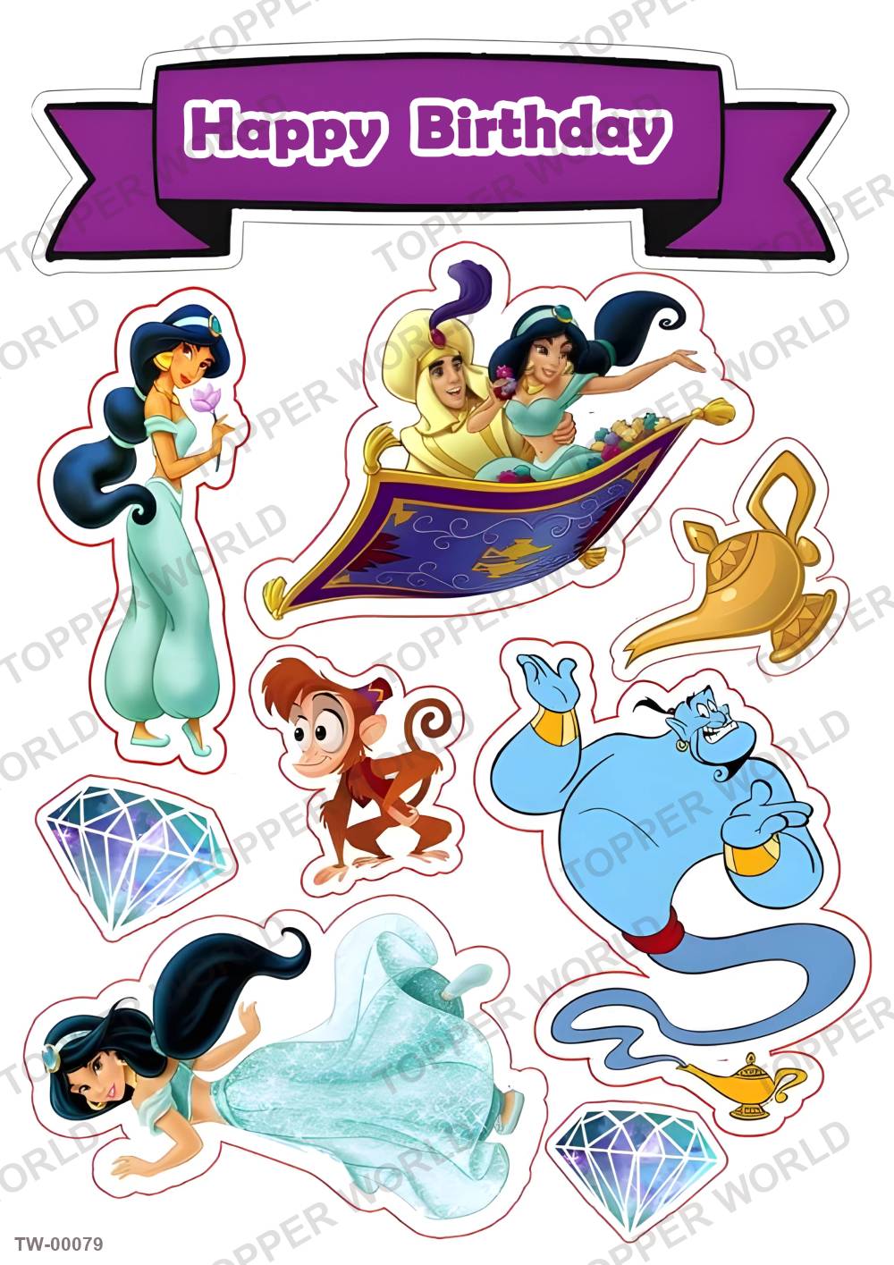 Jasmine Topper Sheet 02 – A4 topper sheet