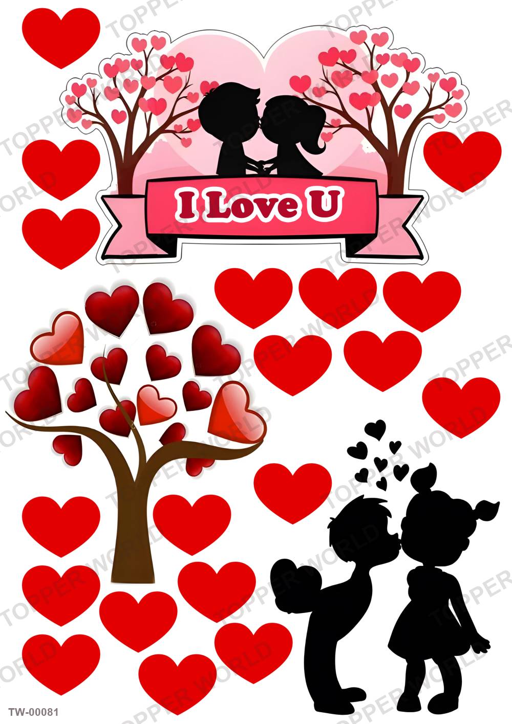 Love Topper Sheet 02 – A4 topper sheet
