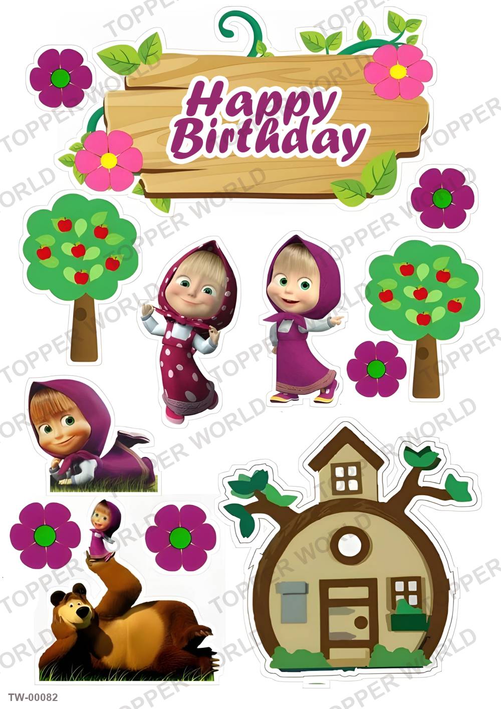 Masha Topper Sheet 02 – A4 topper sheet