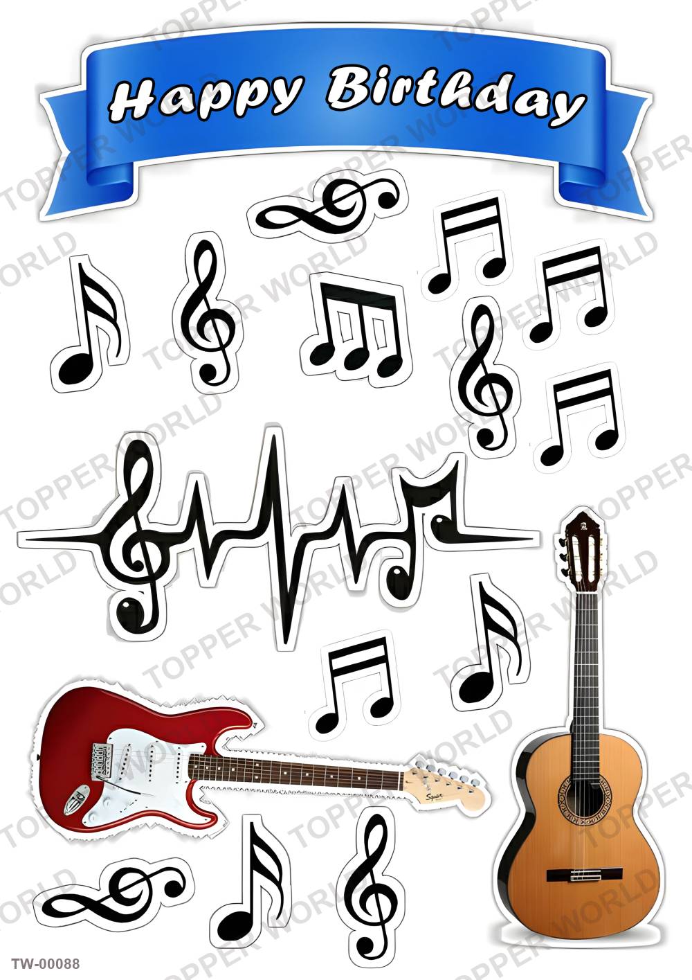 Music Topper Sheet 02 – A4 topper sheet