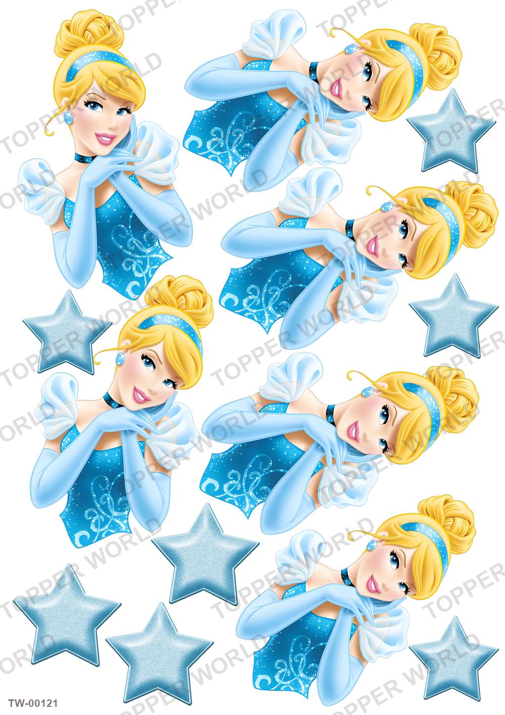 Cinderella Topper Sheet 03 – A4 topper sheet