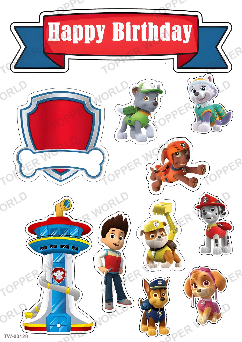 Heroes Topper Sheet 03 – A4 topper sheet