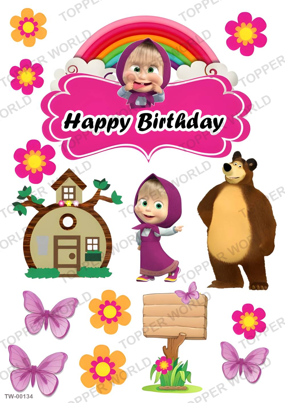 Masha Topper Sheet 03 – A4 topper sheet